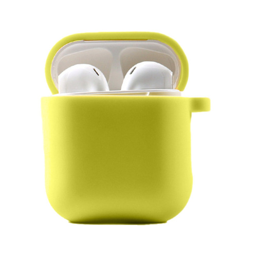 Чехол для AirPods/AirPods 2 Silicone case Full Yellow - UkrApple