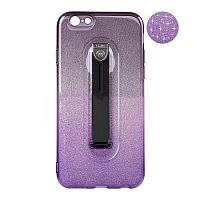 Чехол накладка для iPhone X/XS Remax Glitter Hold Series Black/Violet