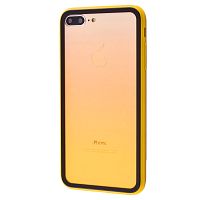 Чехол накладка xCase для iPhone 7 Plus/8 Plus Colorful Gradient case yellow