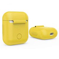Чехол для AirPods/AirPods 2 silicone case желтый
