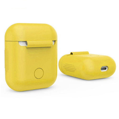 Чехол для AirPods/AirPods 2 silicone case желтый - UkrApple