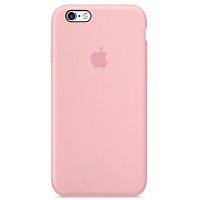 Чехол накладка xCase для iPhone 6/6s Silicone Case Full светло-розовый