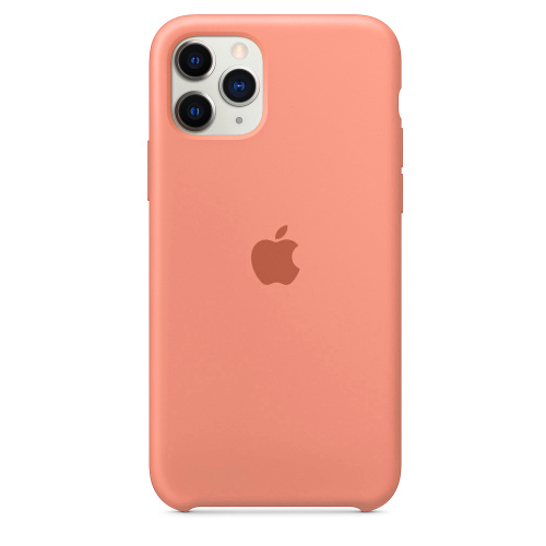 Чохол накладка xCase для iPhone 11 Pro Max Silicone Case begonia red - UkrApple