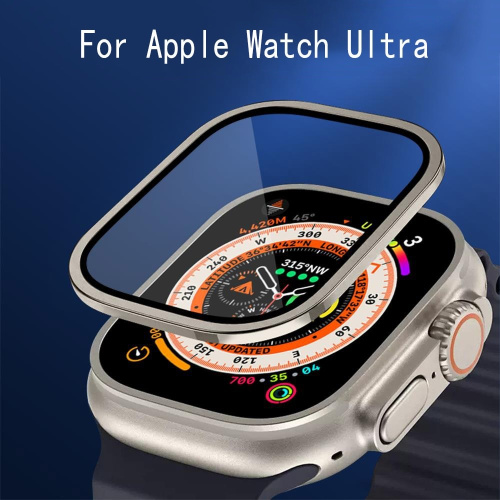 Захисне скло Full Metall Apple watch 49mm black: фото 2 - UkrApple