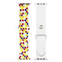 Ремінець xCase для Apple Watch 42/44/45/49 mm Sport Band picture bubbles mix (S)