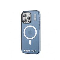 Чохол iPhone 15 Pro Rock Shield Double with Magnetic blue