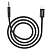 Перехідник Hoco Lightning to 3.5mm Adapter Cable UAP13 black - UkrApple