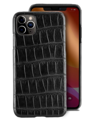 Чохол накладка xCase для iPhone 11 Pro Max Calf Leather Black - UkrApple