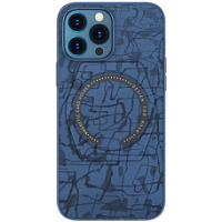 Чохол для iPhone 13 Pro Max Rock Moca Magnet Blue
