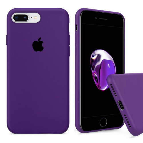 Чехол накладка xCase для iPhone 7 Plus/8 Plus Silicone Case Full light purple - UkrApple