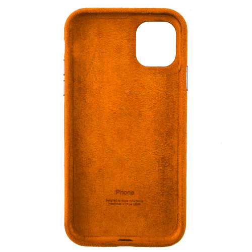 Чохол накладка для iPhone 11 Pro Alcantara Full orange: фото 2 - UkrApple