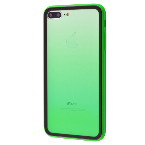 Чехол накладка xCase для iPhone 7 Plus/8 Plus Colorful Gradient case green - UkrApple