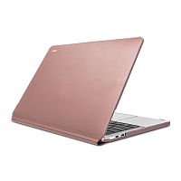 Чохол накладка WIWU Leather для MacBook Pro 13.3" M1 M2 (2016-2020/2022) rose gold