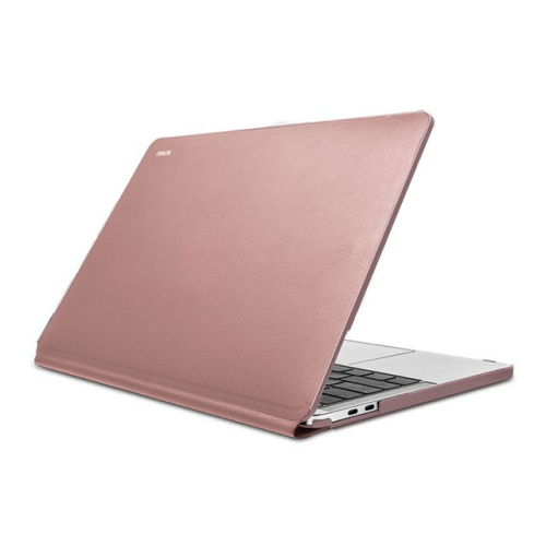 Чохол накладка WIWU Leather для MacBook Pro 13.3" M1 M2 (2016-2020/2022) rose gold - UkrApple