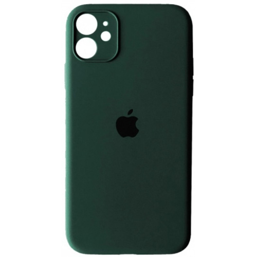 Чохол накладка xCase для iPhone 12 Mini Silicone Case Full Camera Cyprus green - UkrApple