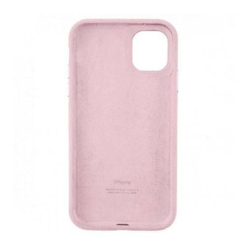 Чохол накладка для iPhone 12 Mini Alcantara Full pink sand: фото 2 - UkrApple