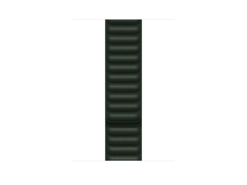 Ремінець для Apple Watch 38/40/41 mm Leather Link sequoia green: фото 3 - UkrApple