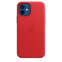 Чохол накладка xCase для iPhone 12 Mini Leather case Full with MagSafe Red