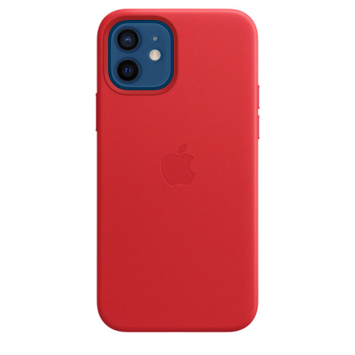 Чохол накладка xCase для iPhone 12 Mini Leather case Full with MagSafe Red - UkrApple