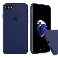 Чехол накладка xCase для iPhone 7/8/SE 2020 Silicone Case Full midnight blue
