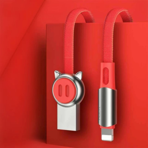 USB кабель Type C ROCK Zodiac 1M red: фото 2 - UkrApple