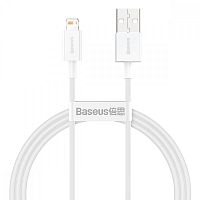 USB кабель Lightning 100cm Baseus Superior Series Fast 2.4A white