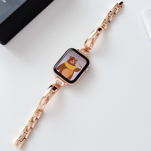 Ремінець для Apple Watch 42/44/45/49 mm Lady band ARC rose gold - UkrApple