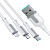 USB кабель 120cm JoyRoom 3 in 1 Ice-Crystal 3.5A white A15 S-1T3018A - UkrApple