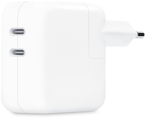 Зарядний пристрій Apple 35W Dual USB-C Port Power Adapter, Model А2676 (MNWP3ZM/A): фото 2 - UkrApple