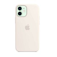 Чохол OEM Silicone Case Full with MagSafe iPhone 12 Mini White