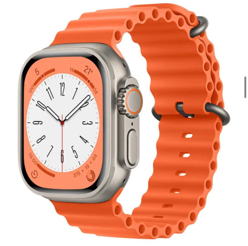 Ремінець для Apple Watch 38/40/41 mm Ocean Band orange - UkrApple