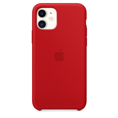 Чохол накладка xCase для iPhone 12 Pro Max Silicone Case червоний - UkrApple
