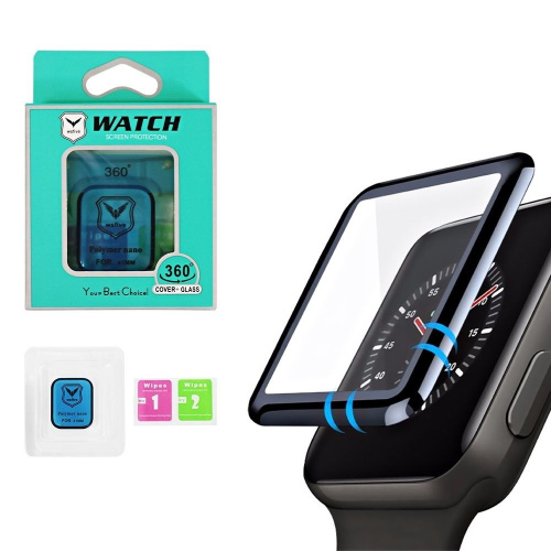 Захисна плівка для Apple Watch 3d Full Polymer nano 44mm чорне - UkrApple