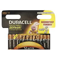 Батарейки DURACELL AAA(R3), 12шт.