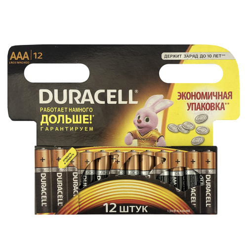 Батарейки DURACELL AAA(R3), 12шт. - UkrApple